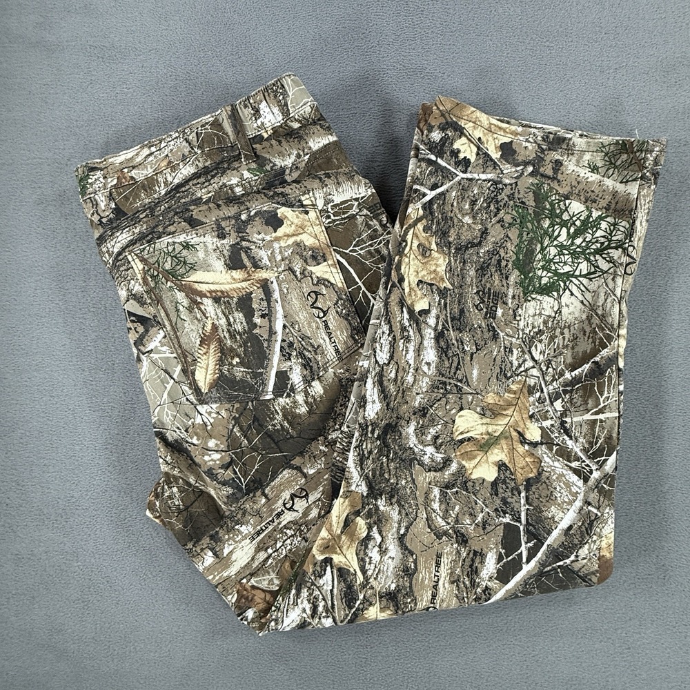 RealTree Camo Cargo Pants Mens 2XL 48x30 Hunting Outdoor RT Edge 1355HC3